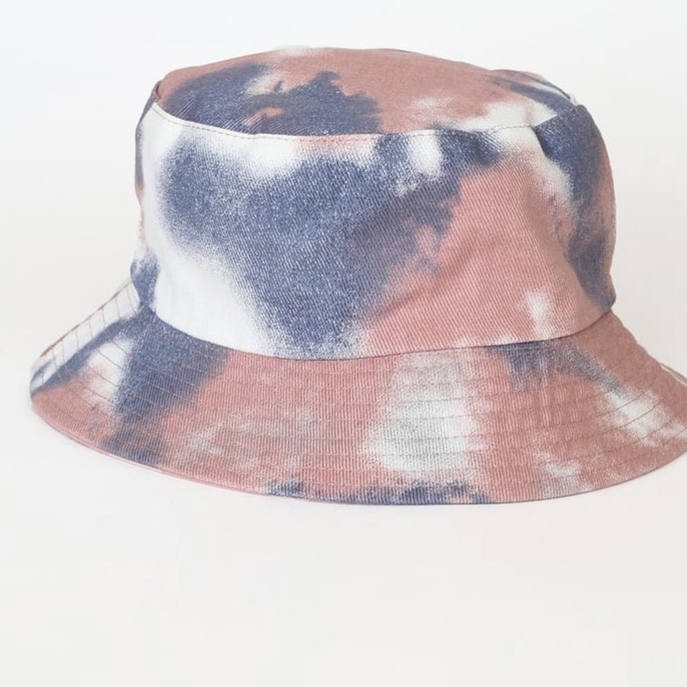 Lulu's Renegade Pink Multi Tie-Dye Bucket Hat, OS